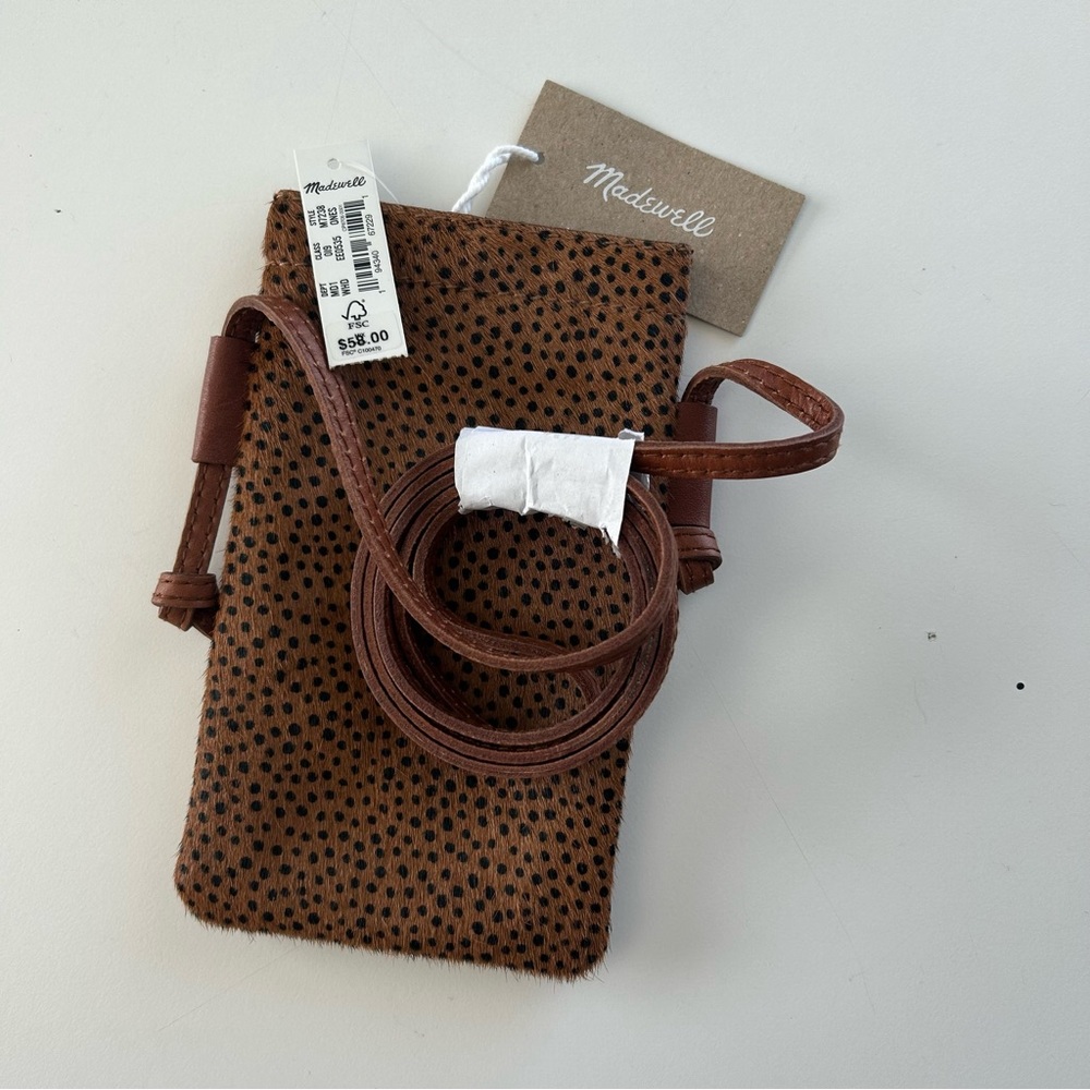 Madewell - Smartphone Crossbody Bag - Calf Hair